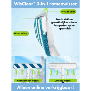 WisClear™ 3 i 1 fönsterrengöring